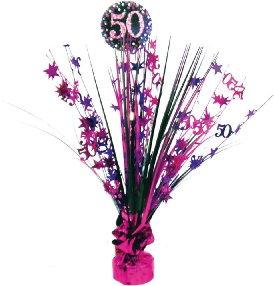 Riethmüller Tafeldecoratie 50 jaar Sparkling Roze | 46cm Riethmüller Tafeldecoratie 50 jaar Sparkling Roze | 46cm