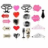 Henbrandt Photo Booth Props Wedding 20 stuks