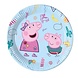 Procos Party Assiettes Peppa Big Messy Play 23 cm | 8 pièces