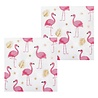 Boland Serviettes Flamant rose doré | 20 pièces Boland Serviettes Flamant rose doré | 20 pièces