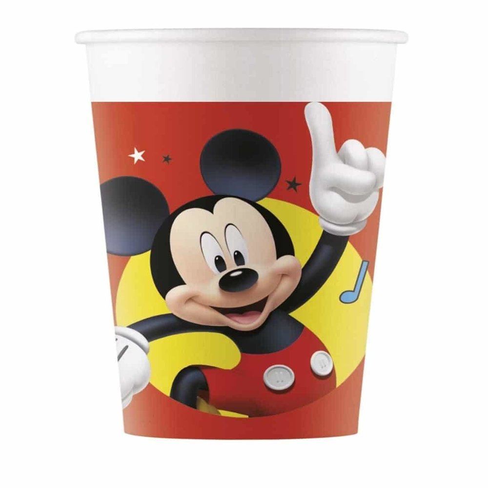 Tasse ludique Mickey Mouse - 8 pièces