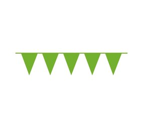 Paper Dreams Lime Green Flag Garland | 10 meters