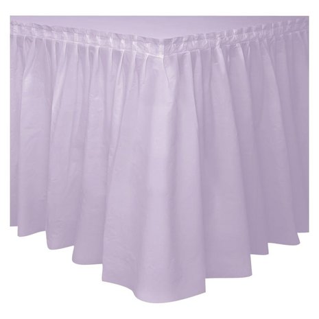 Unique Party Lila Tafelrok 73cmx426cm | per stuk