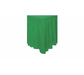 Unique Party Groene Tafelrok 73cmx426cm | per stuk