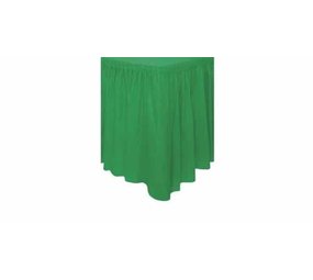 Unique Party Grüner Tischrock 73 cm x 426 cm | pro Stück