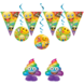 Rainbow Fun Emoji 7-piece decoration set
