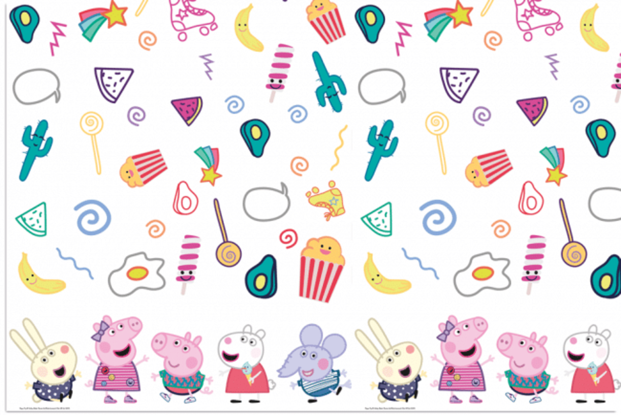 Procos Party Peppa Pig "Messy Play" Tablecloth 120x180cm | per piece