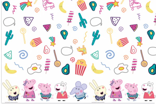 Procos Party Peppa Pig "Messy Play" Tablecloth 120x180cm | per piece
