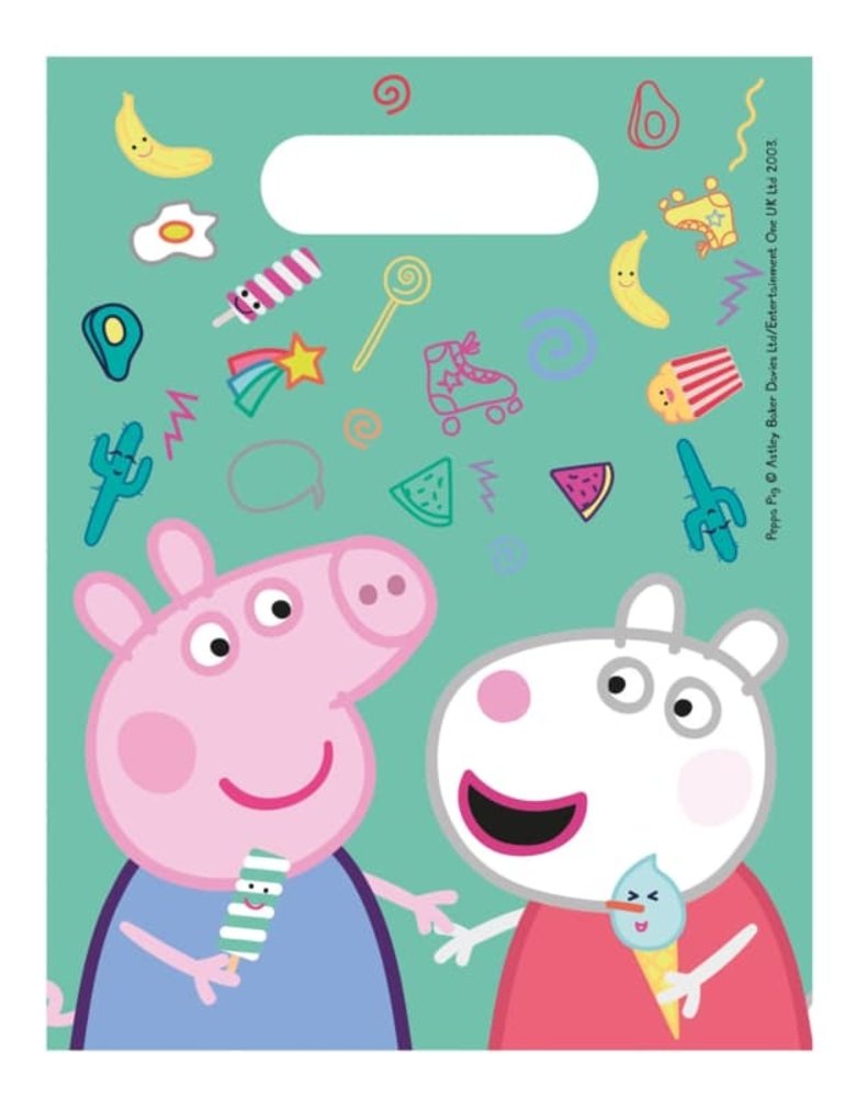 WeFiesta Peppa Pig „Spielspaß“-Geschenktüten | 6 Stück