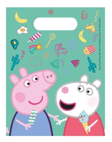 WeFiesta Peppa Pig "Messy Play" Uitdeelzakjes | 6 stuks WeFiesta Peppa Pig "Messy Play" Uitdeelzakjes | 6 stuks