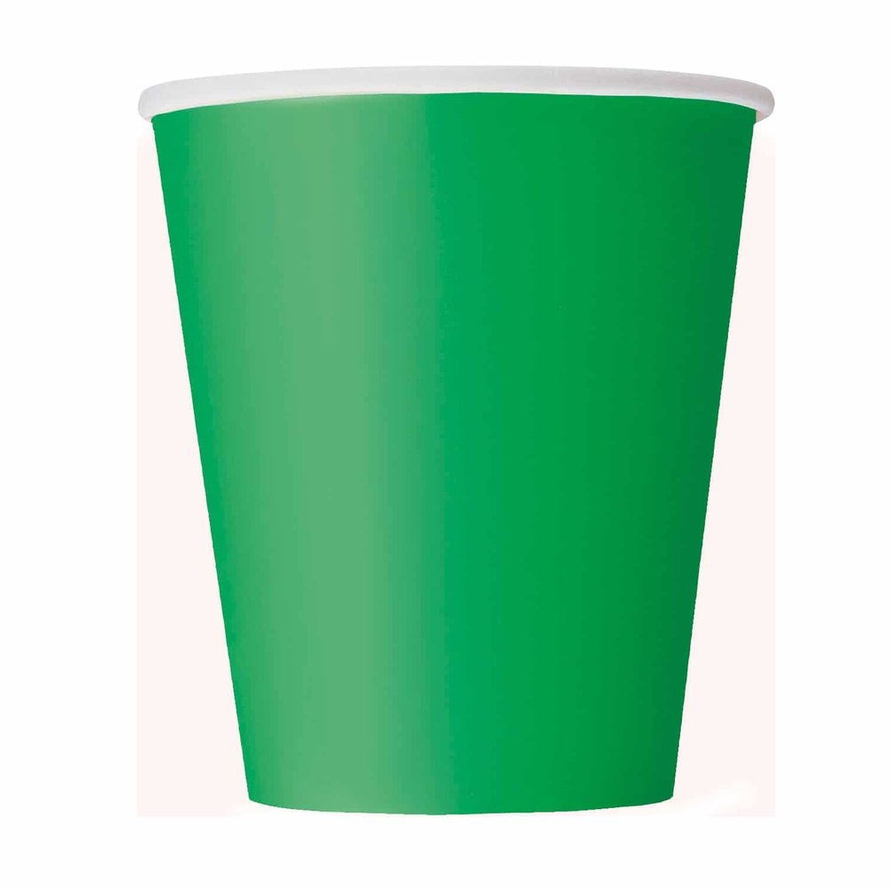 Unique Party Gobelets verts 270 ml | 14 pièces