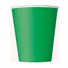 Unique Party Groene Bekers 270 ml | 14 stuks Unique Party Groene Bekers 270 ml | 14 stuks