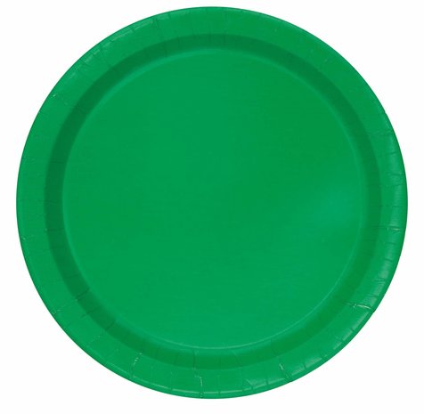 Unique Party Grüne Teller, 23 cm | 16 Stück