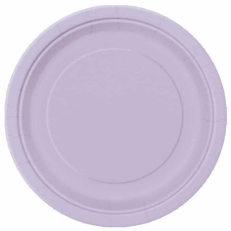 Unique Party Assiettes violettes 23 cm | 8 pièces Unique Party Assiettes violettes 23 cm | 8 pièces