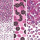 Confetti Sparkling 21 zwart-roze-paars Confetti Sparkling 21 zwart-roze-paars