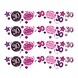 Confetti Sparkling 30 zwart-roze-paars Confetti Sparkling 30 zwart-roze-paars