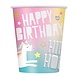 Unique Party Einhorn-Hurra-Tassen 250 ml | 8 Stück