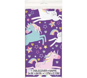Unique Party Tischdecke „Einhorn Hurra“ 137 x 213 cm | pro Stück Unique Party Tischdecke „Einhorn Hurra“ 137 x 213 cm | pro Stück