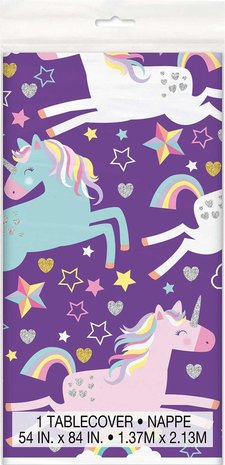 Unique Party Nappe Licorne Hourra 137 x 213 cm | à l'unité
