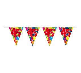 Folat 45 Jahre Wimpelkette | 10 Meter