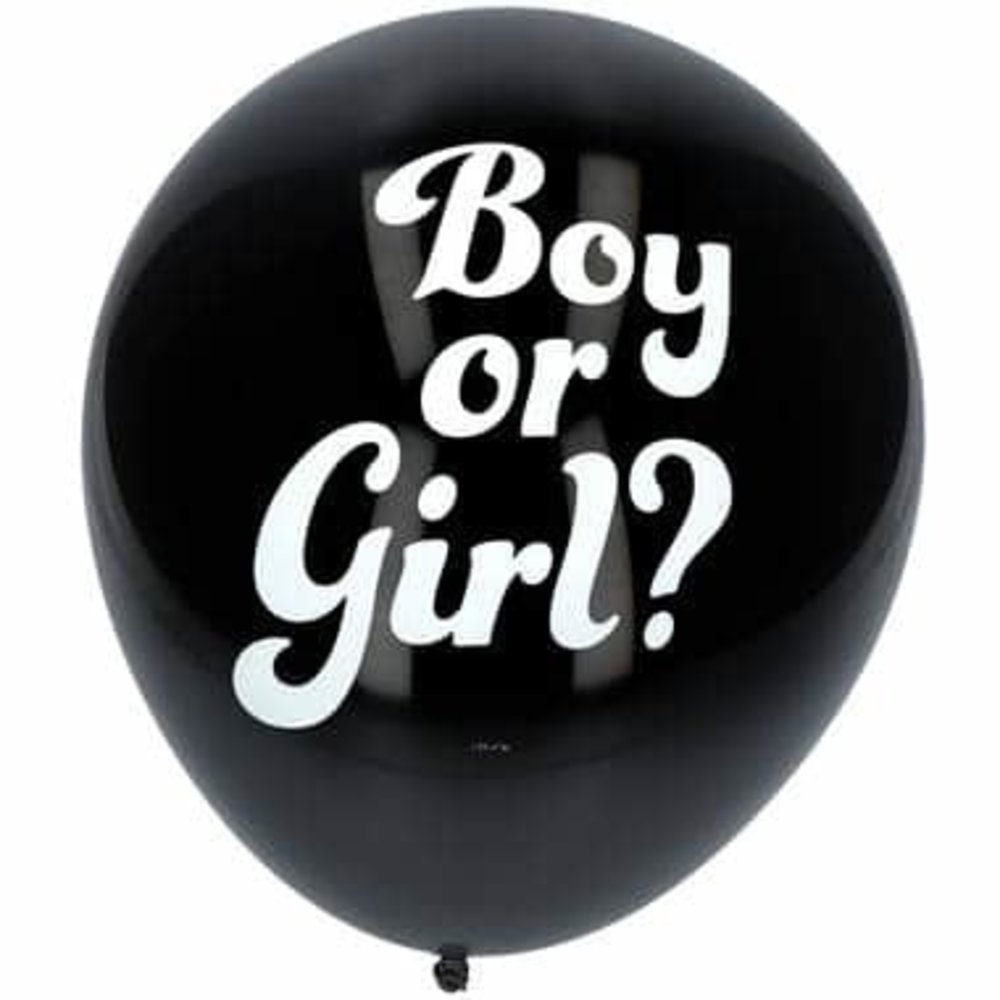 Folat Ballons pour révélation du sexe d'un garçon avec confettis bleus - 3 pièces