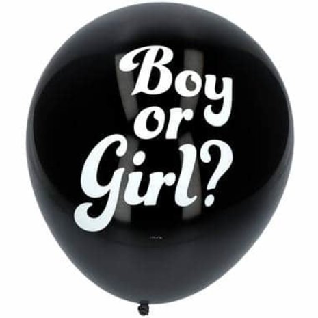 Folat Ballons pour révélation du sexe d'un garçon avec confettis bleus - 3 pièces