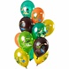 Folat Dino Ballonnen Jungle kleuren 30cm | 12 stuks Folat Dino Ballonnen Jungle kleuren 30cm | 12 stuks