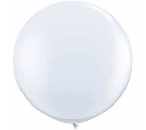 Folat Witte Ballon XL 90cm | per stuk Folat Witte Ballon XL 90cm | per stuk