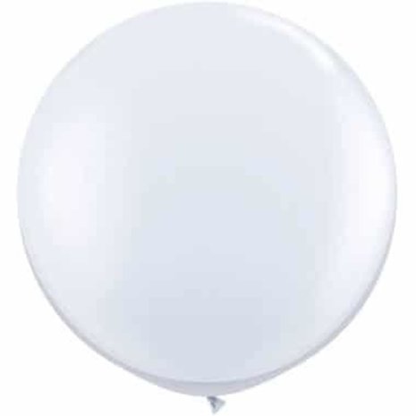 Folat White Balloon XL 90cm | per piece