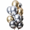 Gold-silver chrome balloon set | 12 pieces Gold-silver chrome balloon set | 12 pieces