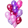 Ballonnen set roze-paars metallic | 15 stuks Ballonnen set roze-paars metallic | 15 stuks