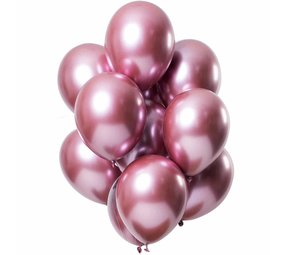 Balloon set Mirror Pink chrome | 12 pieces