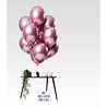 Ensemble de ballons miroir rose chromé | 12 pièces Ensemble de ballons miroir rose chromé | 12 pièces