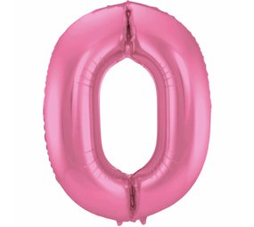 Folat Ballon en aluminium rose métallisé mat | 86 cm