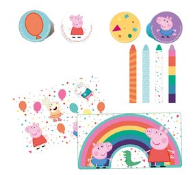 Riethmüller Cadeaux Peppa Pig pour une fête | 16 pièces