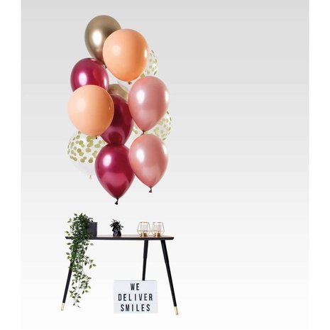 Ensemble de ballons Rich Ruby | 12 pièces