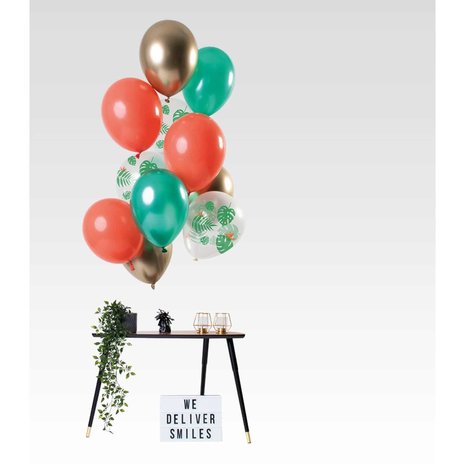 Balloon set Tropical Gem | 12 pieces