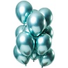 Set mit grünen Chromballons | 12 Stück Set mit grünen Chromballons | 12 Stück