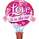 Folie ballon Love is in the air | 107 cm Folie ballon Love is in the air | 107 cm