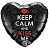 Folienballon „Keep calm and kiss me“ | 46 cm Folienballon „Keep calm and kiss me“ | 46 cm