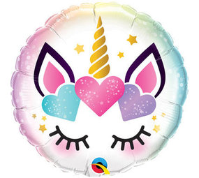 Qualatex Ballon en aluminium Licorne Bébé 45 cm | à l'unité
