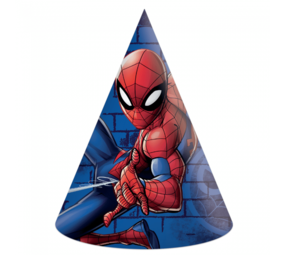 Procos Party Chapeau de fête Spiderman Team Up | 6 pièces