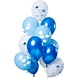 Ensemble de ballons bleu nuage pour bébé | 12 pièces