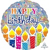 Anagram Helium Balloon Happy Birthday with Candles 45cm Deflated | per piece Anagram Helium Balloon Happy Birthday with Candles 45cm Deflated | per piece