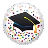 Anagram Helium Balloon Graduation Confetti 45cm Deflated 45cm | per piece Anagram Helium Balloon Graduation Confetti 45cm Deflated 45cm | per piece