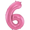 Folat Ballon Chiffre 6 Rose Mat en aluminium | 86 cm Folat Ballon Chiffre 6 Rose Mat en aluminium | 86 cm