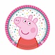 Riethmüller Peppa Pig Konfetti-Partyteller 18 cm | 8 Stück