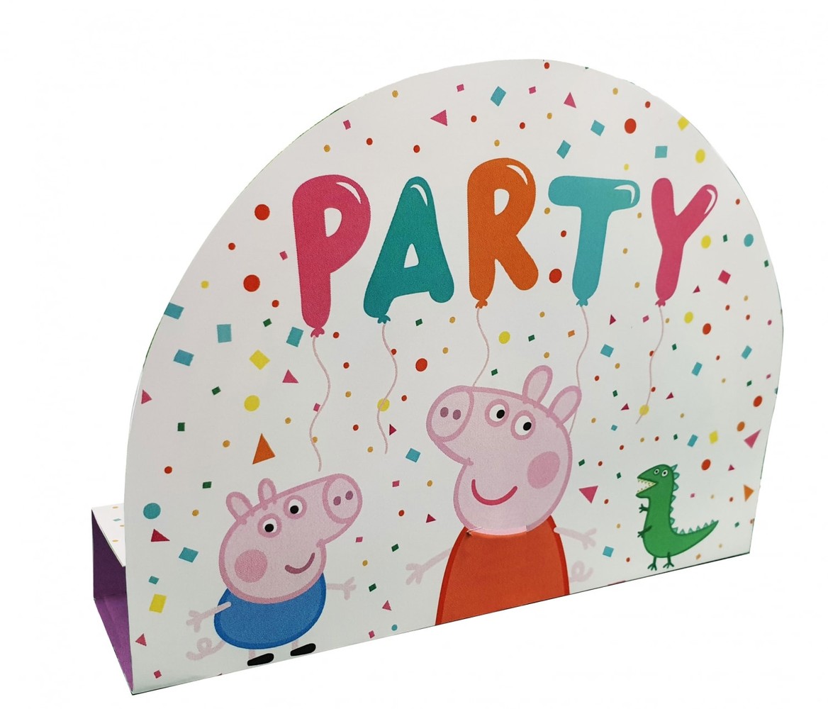 Riethmüller Invitation Peppa Pig Confettis 21 cm | 8 pièces