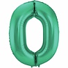 Folat Ballon folie 0 mat groen | 86cm Folat Ballon folie 0 mat groen | 86cm
