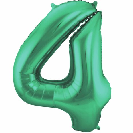 Folat Balloon foil 4 matt green | 86cm